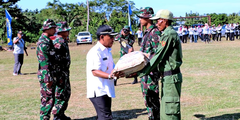 Bupati Buka TMMD Ke-101 di Desa Ai Kangkung