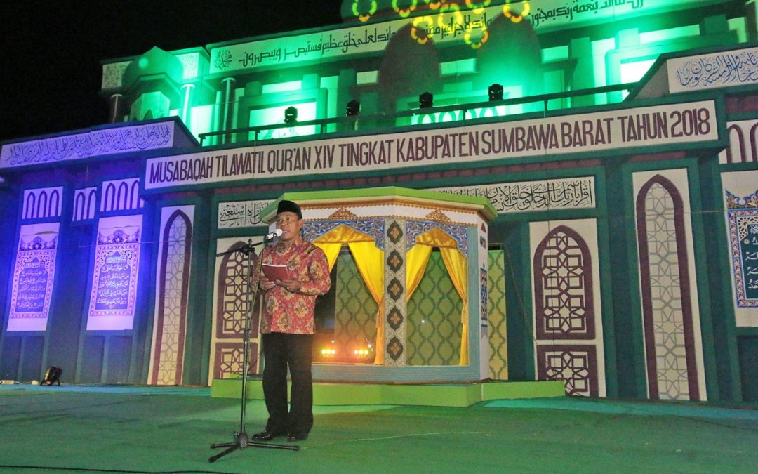 Buka MTQ, Bupati Harapkan Masyarakat Berinterksi Aktif dengan Al-Qur’an
