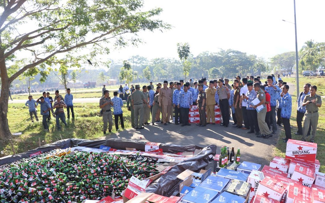 11.273 Botol Miras Dimusnahkan