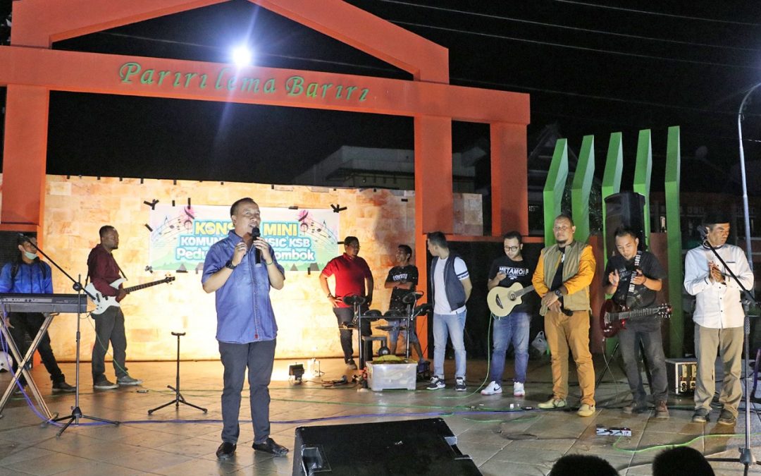 Di Konser Amal, Wabup Ajak Masyarakat Peduli Gempa Lombok