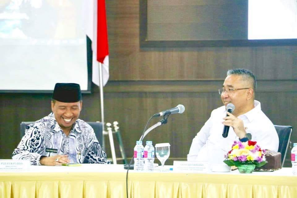 Wabup dan Kades Se-KSB Bertemu Menteri Desa