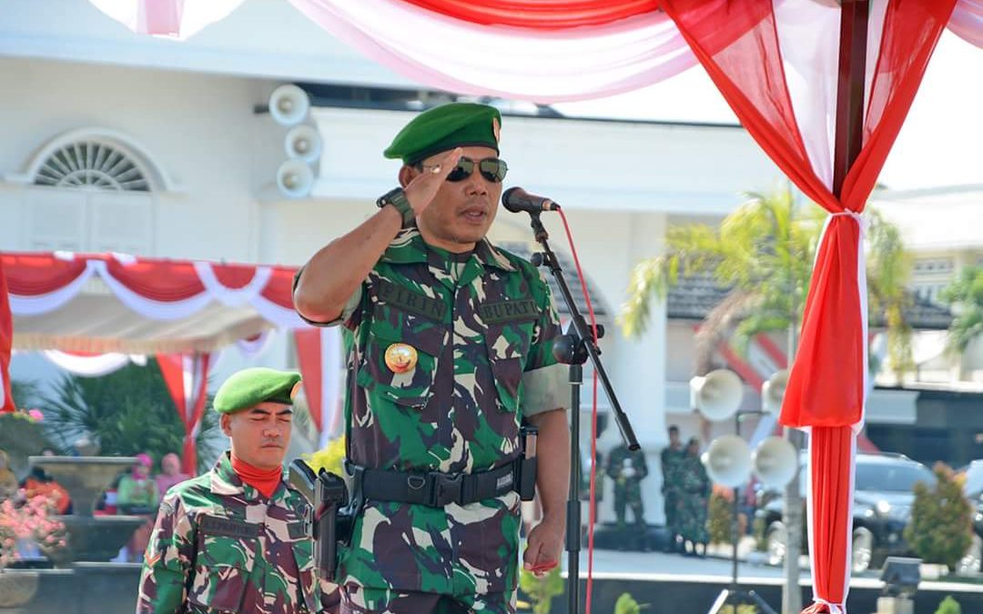 Upacara HUT TNI di KSB Dipimpin Bupati