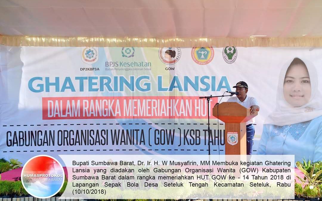 Bersama GOW, Bupati Minta Organisasi Wanita Dukung Pemerintah