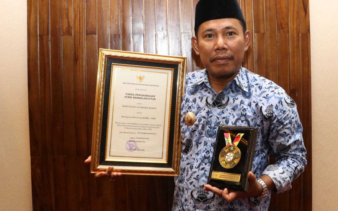 KSB Raih Penghargaan STBM Dari Kemenkes