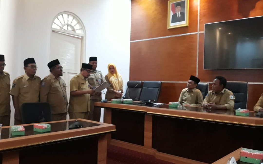 Tujuh Kadis Teken Pakta Integritas Perbaikan Layanan Publik