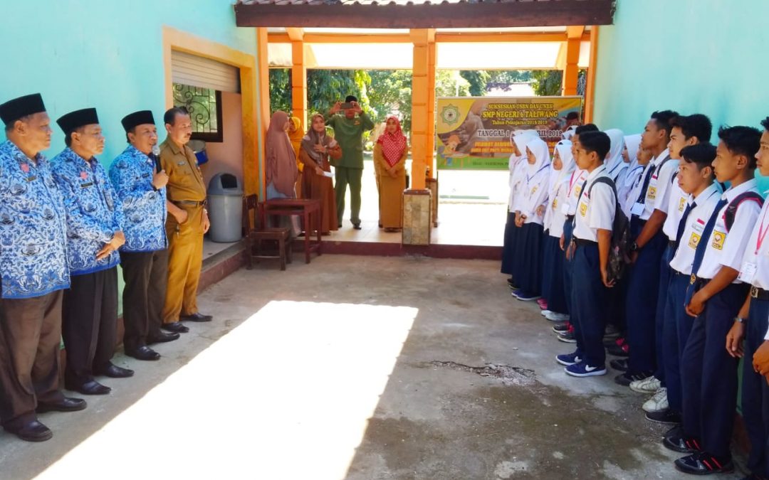 Hari Pertama UNBK, Wabup Motivasi Siswa