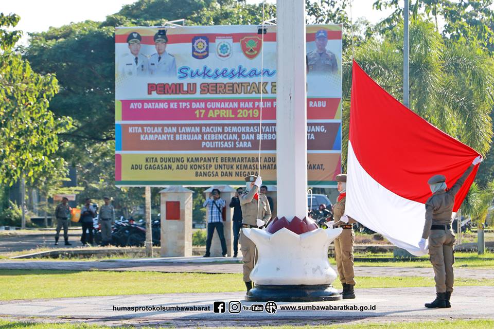 Bersama TNI-Polri, Satpol PP dan Linmas Garda Terdepan Amankan Pemilu