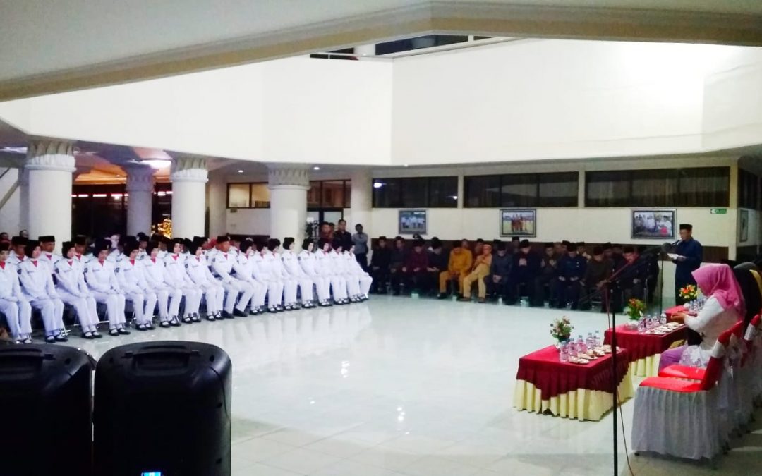 Dikukuhkan Bupati, Paskibraka Katakan No pada Narkoba