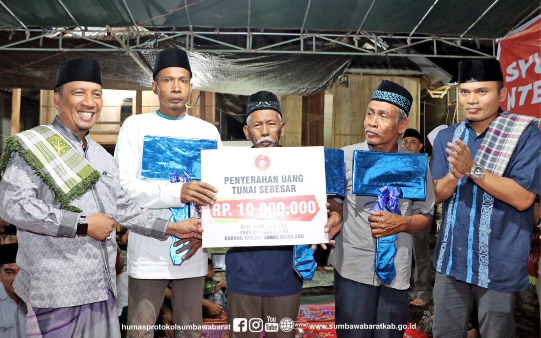 Korban Kebakaran Seteluk Huni Rumah Baru