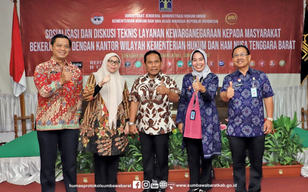 Bupati Apresiasi Sosialisasi Layanan Kewarganegaraan Kemenkumham
