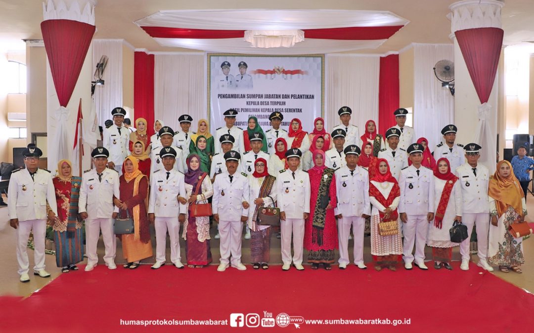 23 Kades Terpilih Disumpah dan Dilantik Bupati