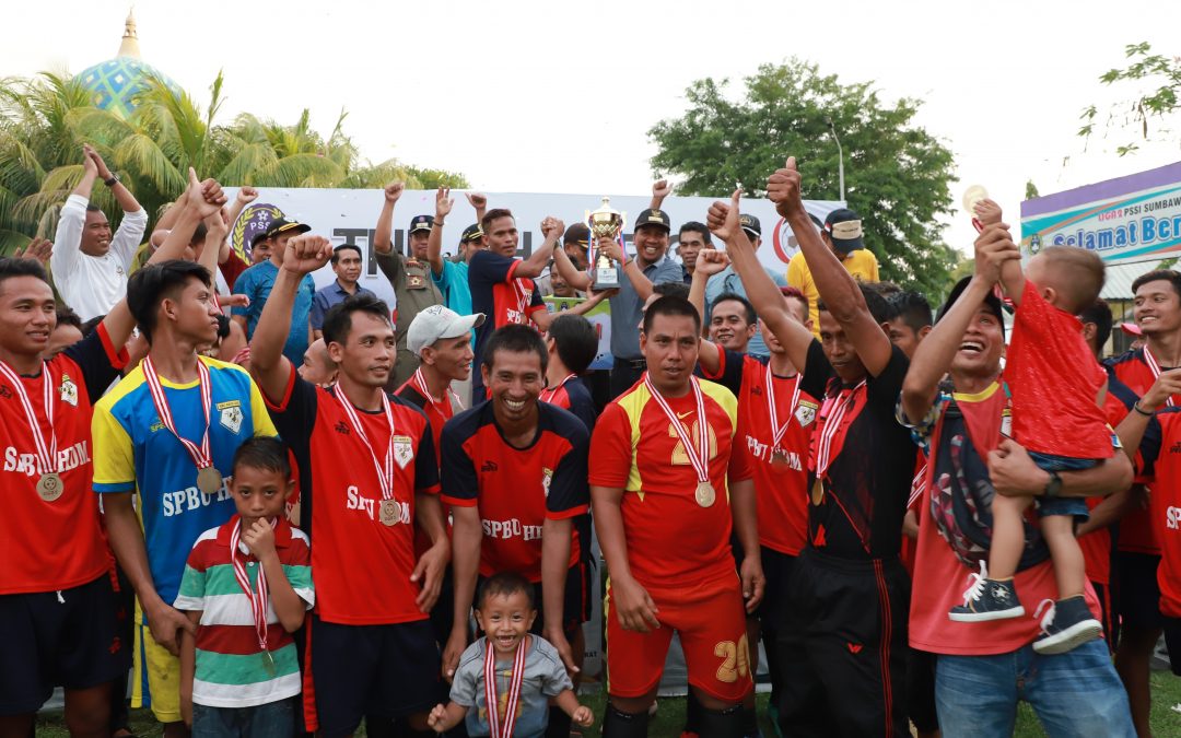 Dimenangi RBC Bree, Wabup Tutup Liga II PSSI KSB 2019