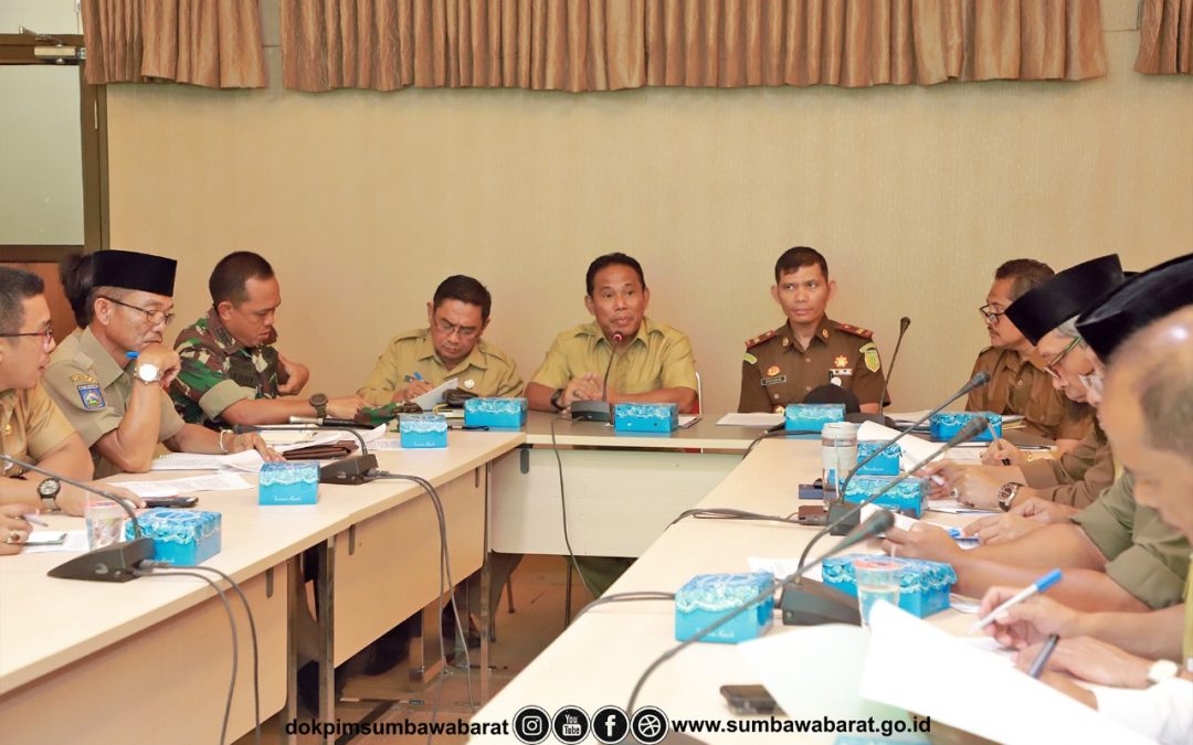 Bupati Pimpin Rakor Kesiapan AHL Basno NTB & Sanitasi Aman