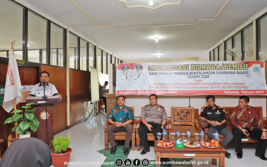 Wabup Buka Sosialisasi Pilkada Bagi Pemilih Pemula