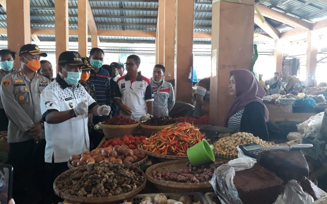 Tangkal Virus Corona Wabup Ajak Pedagang Jaga Kebersihan