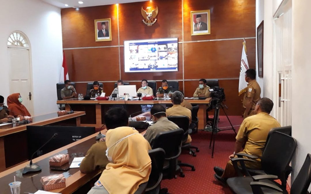 Vicon dengan Gubernur: KSB siap tangani Covid-19