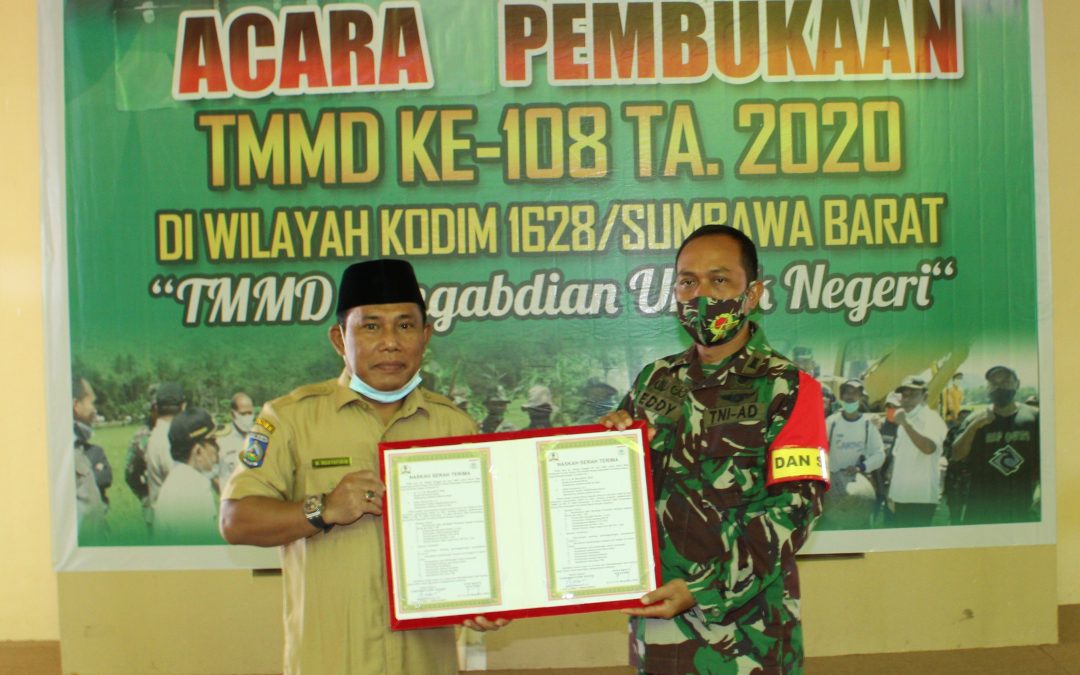 Buka TMMD, Bupati: PDPGR Terinsiprasi dari TMMD