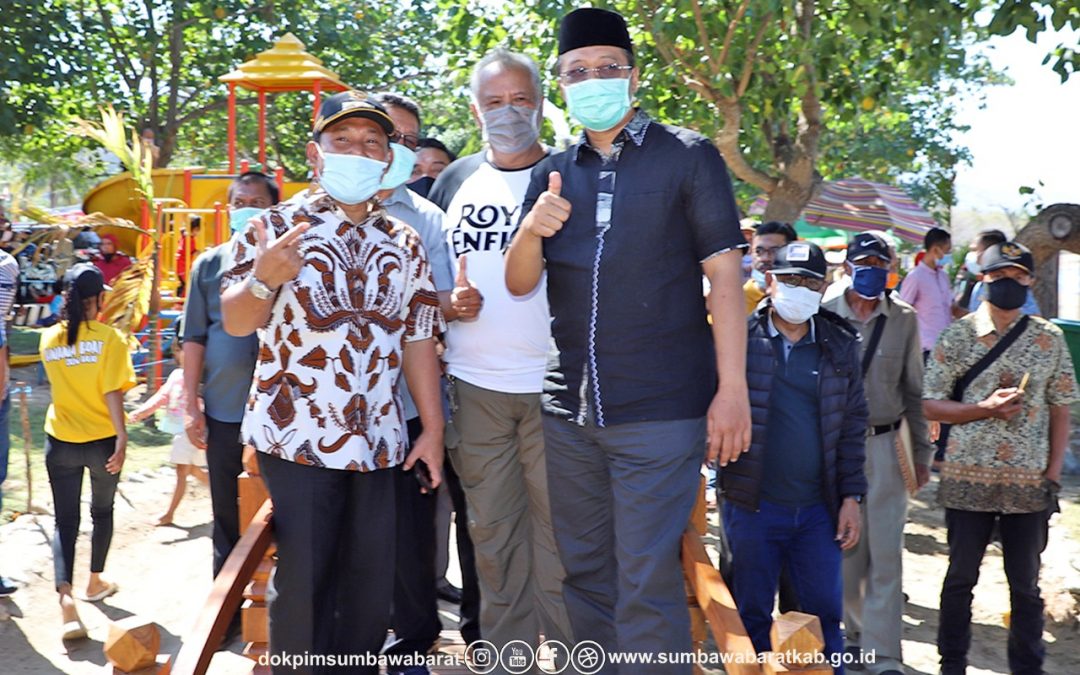 Bupati terima Kunjungan Gubernur NTB di Pantai Balad