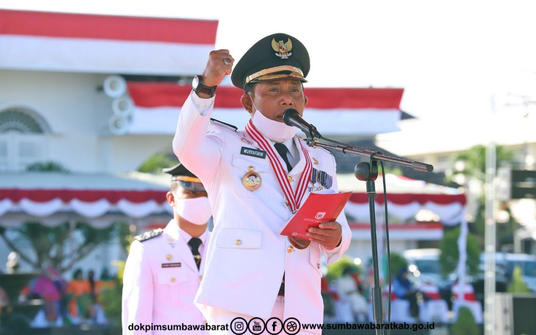 Upacara Peringatan Hari Kemerdekaan Ke-75 RI Berjalan Khidmat, Bupati KSB Tekankan Beberapa Hal