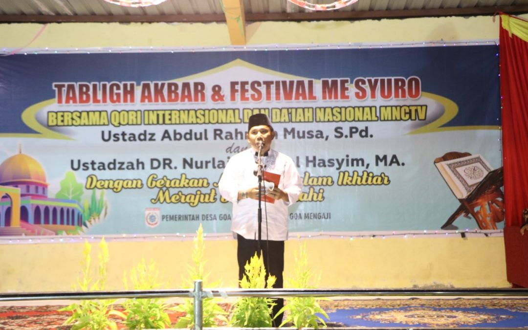 Tablig Akbar dan Festival Me Syuro di Desa Goa, Bupati: Adab Edab Tau Samawa harus dimantapkan