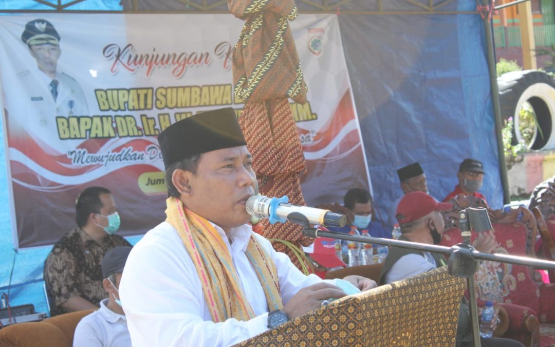 Bupati kungker ke desa Tatar dan Tongo kecamatan Sekongkang