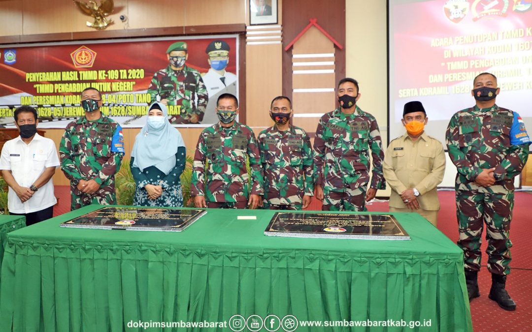 Pangdam IX/Udayana Resmikan Koramil Poto Tano dan Jereweh