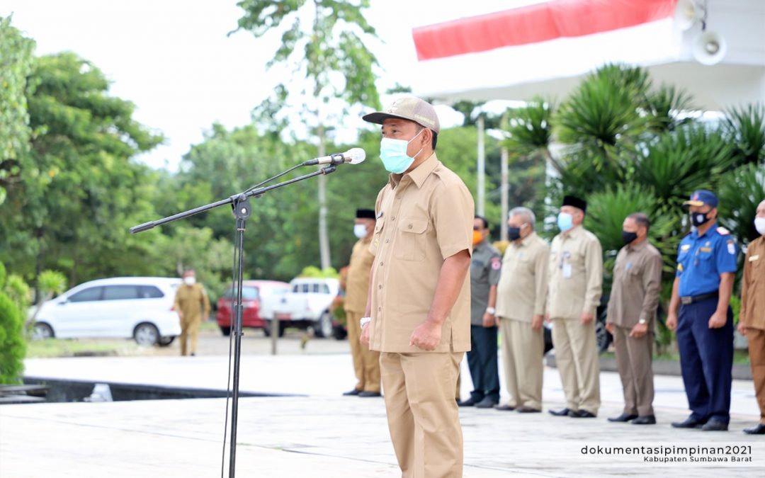 Bupati Pimpin Apel Pagi Pertama di 2021