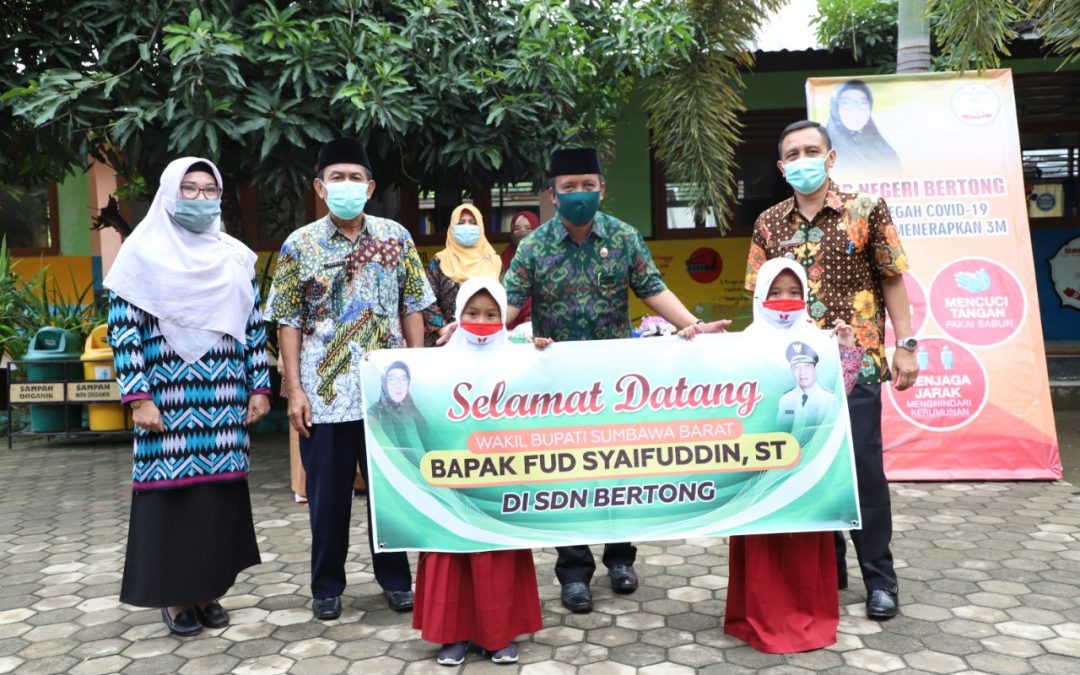 Proses PTM Masa Pandemi Terus Berlangsung, Wabup : Kepala Sekolah dan Guru garda terdepan tepis Hoax