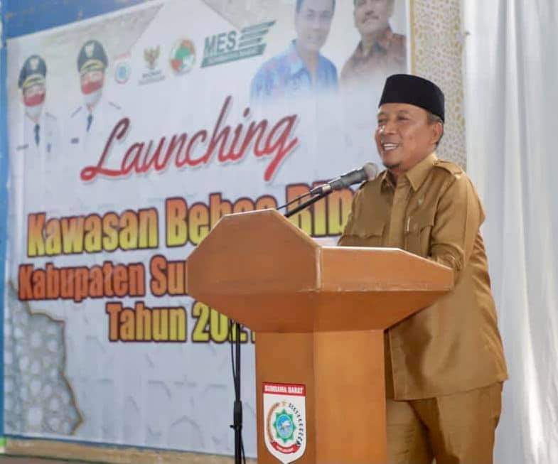 Wabup KSB Launching Kawasan Bebas Riba