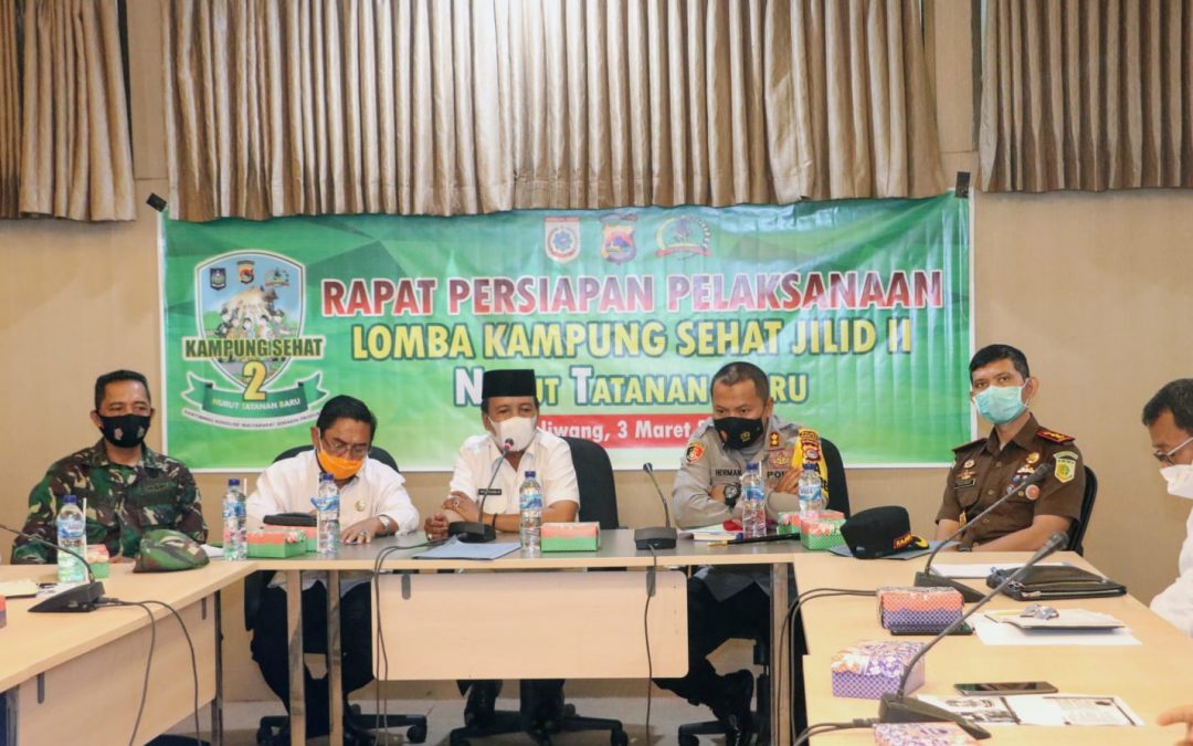 Wabup Hadiri Rapat Persiapan Pelaksanaan Lomba Kampung Sehat Jilid II