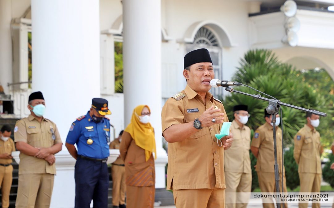 APEL PERDANA PASCA IDUL FITRI 1442 H, BUPATI : ASN ADALAH CORONG PEMERINTAH