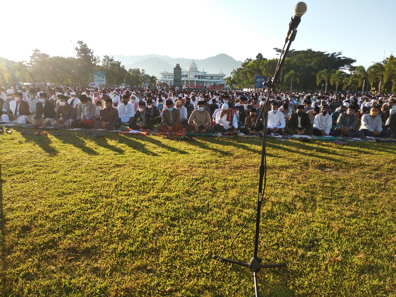 Sholat Idul Fitri 1442 H Berlangsung Khidmat Dan Taat Prokes 