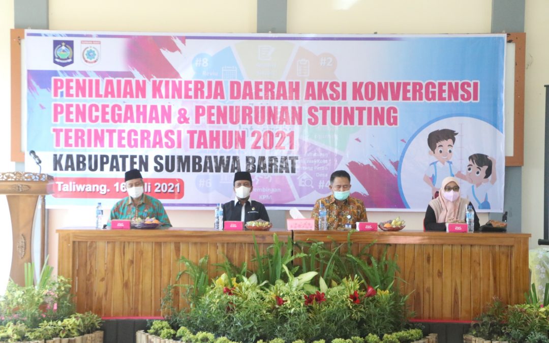 UPAYA TURUNKAN ANGKA STUNTING, TIM PENILAI DARI PROVINSI EVALUASI KINERJA PEMERINTAH KSB