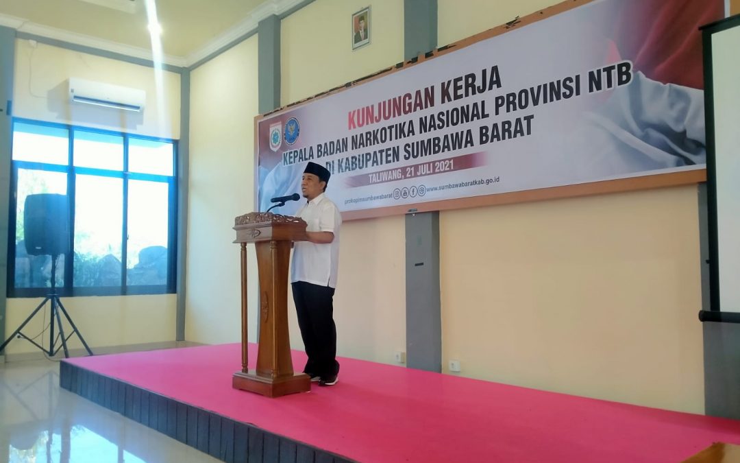 WABUP SAMBUT HANGAT KUNJUNGAN KEPALA BADAN NARKOTIKA NASIONAL PROVINSI NTB