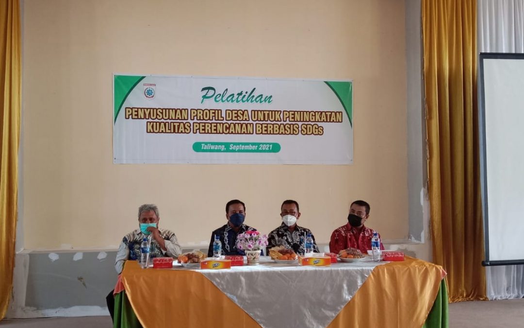 WUJUDKAN KSB SATU DATA, WABUP BUKA KEGIATAN BIMTEK PENDATAAN SDGs BAGI PERANGKAT DESA SE-KSB