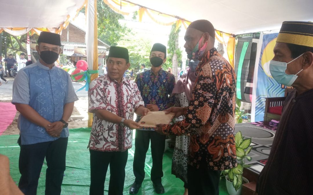 PELETAKAN BATU PERTAMA MASJID AT-TAUFIQ, PESAN BUPATI AGAR BISA MENJADI CONTOH