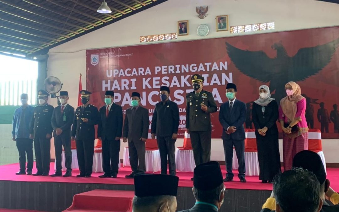 FORKOPIMDA KSB PERINGATI HARI KESAKTIAN PANCASILA SECARA VIRTUAL