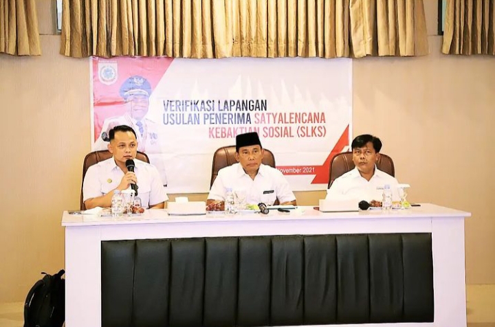 TIM VERIFIKASI LAPANGAN USULAN PENERIMA SATYA LENCANA KEBAKTIAN SOSIAL (SLKS) KUNJUNGI KSB