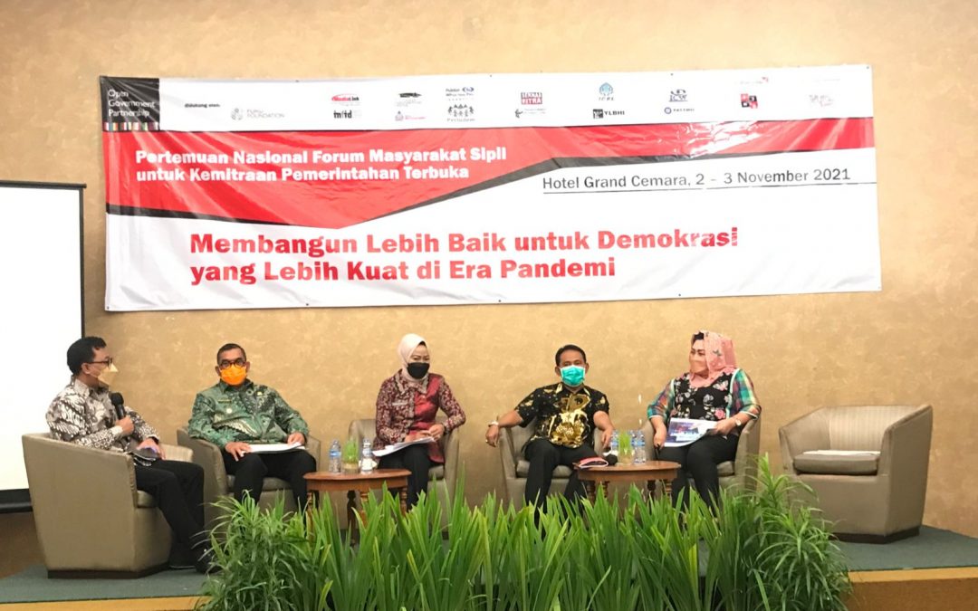 RUMUSAN RENCANA AKSI NASIONAL (RAN) OGP, BUPATI SUMBAWA BARAT BICARA TENTANG PEMERINTAHAN TERBUKA