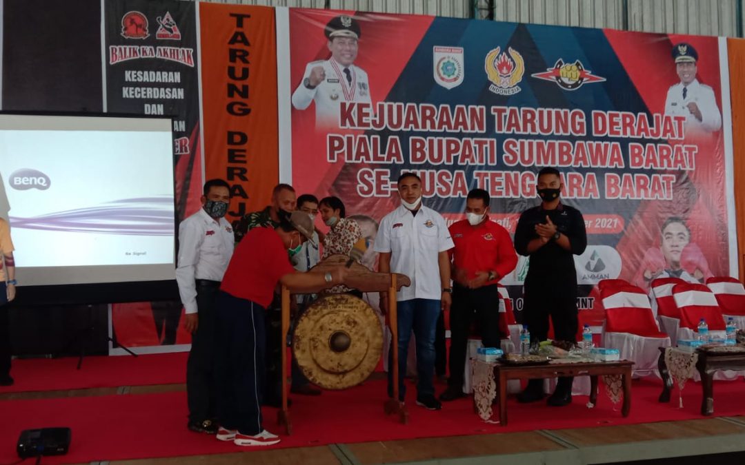 KEJUARAAN TARUNG DERAJAT PIALA BUPATI SE-NTB RESMI DIBUKA
