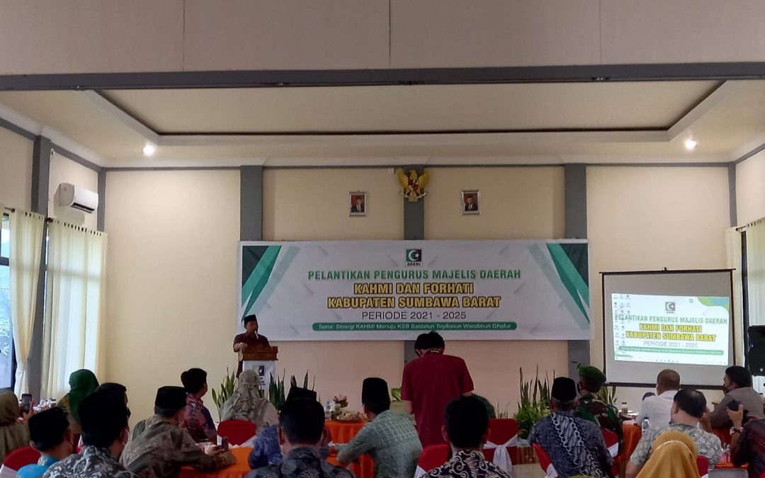 PELANTIKAN KAHMI KSB, BUPATI PAPARKAN KONSEP KSB BAIK