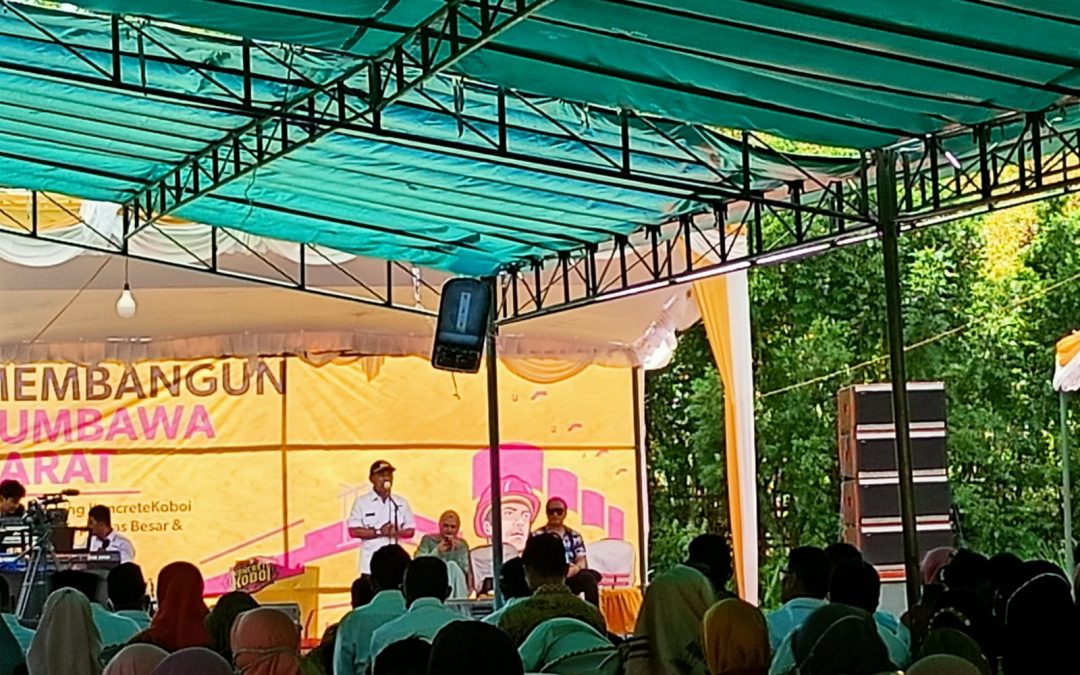 INVESTASI LINGKAR TAMBANG MULAI MENGGELIAT, BUPATI MINTA MASYARAKAT KSB PERSIAPKAN DIRI