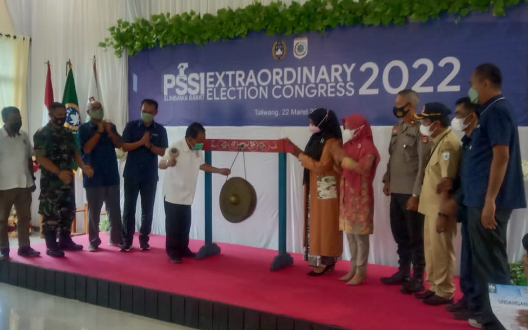 KONGRES LUAR BIASA PSSI KSB, SEKDA KSB TERPILIH JADI EXCO PSSI KSB 2022-2026