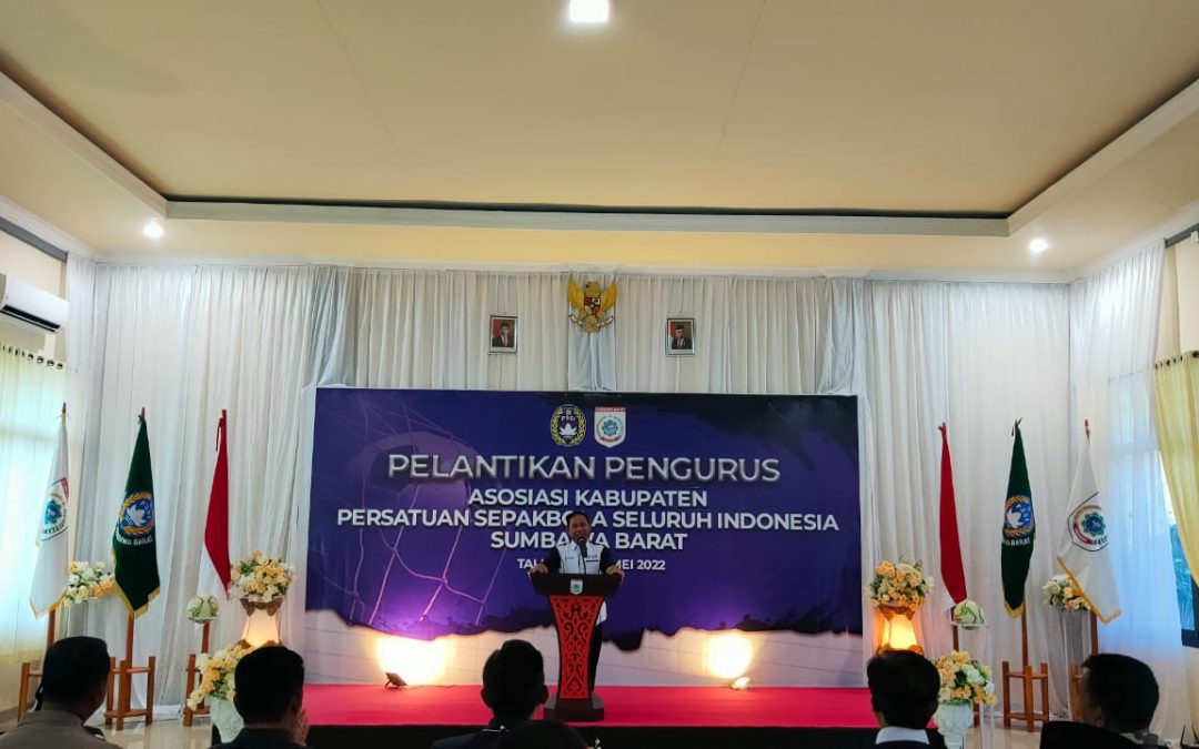 ASKAB PSSI KSB DILANTIK, BUPATI TEGASKAN BENAHI MENTAL PEMAIN