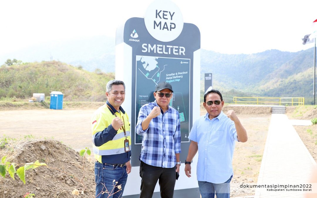 PASTIKAN PROSESNYA BERJALAN, BUPATI BERKUNJUNG KE LOKASI PEMBANGUNAN SMELTER DAN BANDARA