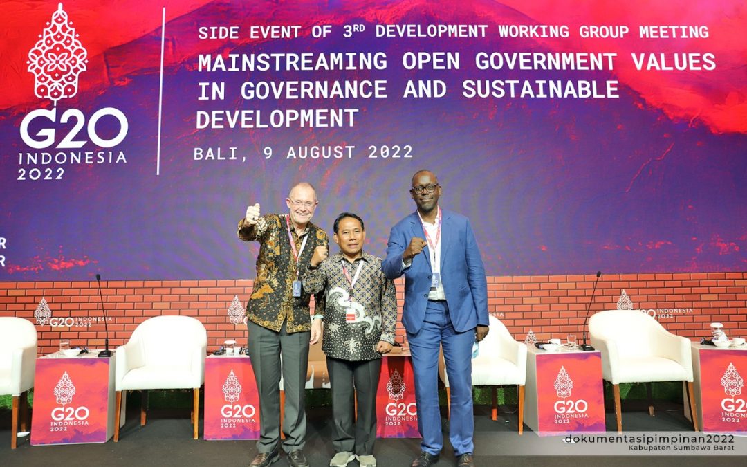 BUPATI SUMBAWA BARAT BERBAGI PENGALAMAN PADA MOMENT 3RD G20 DEVELOPMENT WORKING GROUP MEETING DI BALI