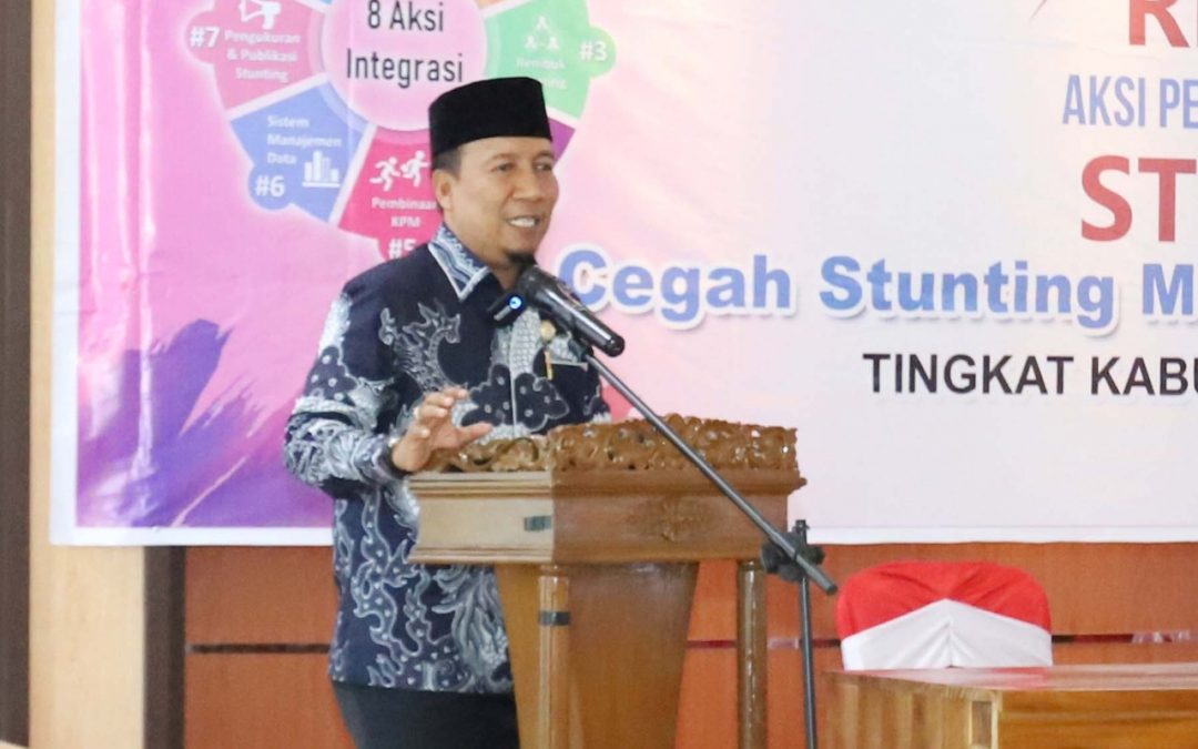 WABUP OPTIMIS, DENGAN BERSAMA STUNTING BISA TURUN HINGGA 2%