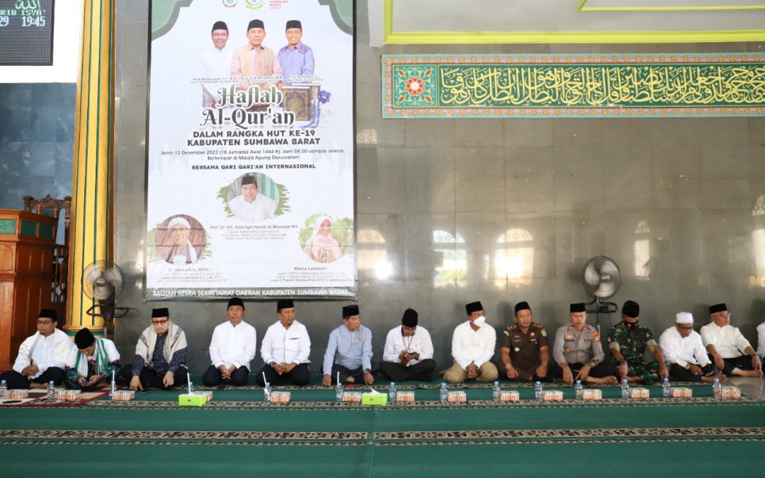 PELAKSANAAN HAFLAH AL-QURAN, BUPATI BERPESAN AGAR INI MENJADI TRADISI DI TENGAH MASYARAKAT