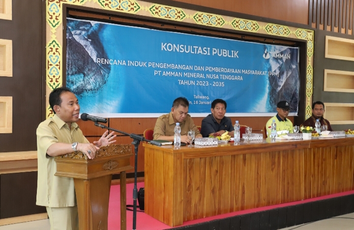 KONSULTASI PUBLIK RENCANA INDUK PENGEMBANGAN DAN PEMBERDAYAAN MASYARAKAT (PPM) PT. AMAN MINERAL NUSA TNGGARA TAHUN 2023 – 2035