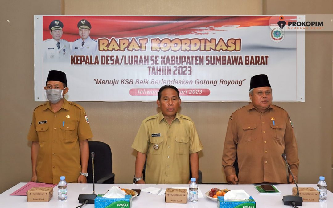 BUPATI BERI ARAHAN KEPADA KEPALA DESA/LURAH DAN KEPALA PUSKESMAS